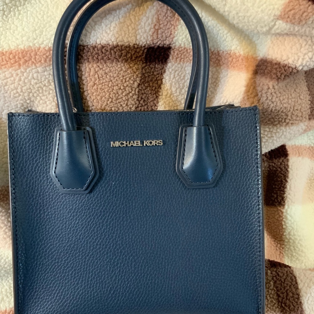 Michael Kors Dark Blue Tote Bag